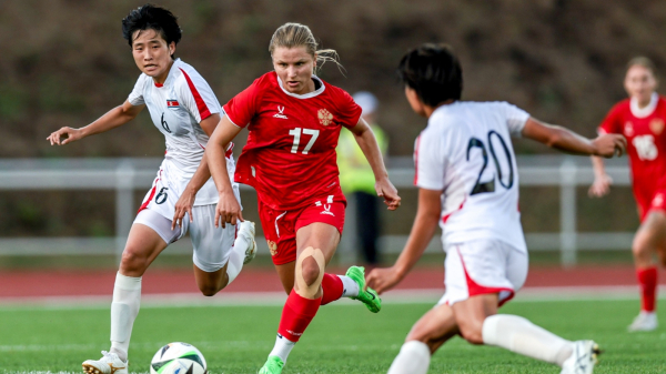 Женская сборная России сыграла вничью с КНДР