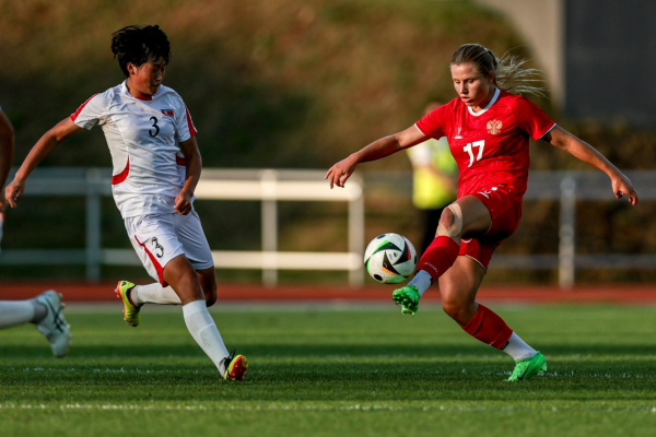 Женская сборная России сыграла вничью с КНДР