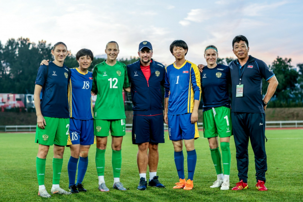 Женская сборная России сыграла вничью с КНДР