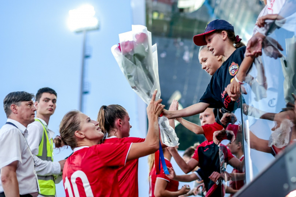 Женская сборная России сыграла вничью с КНДР