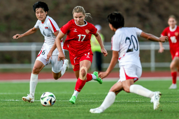 Женская сборная России сыграла вничью с КНДР