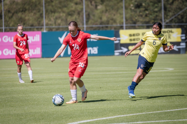 Женская молодежка взяла реванш у сборной Эквадора