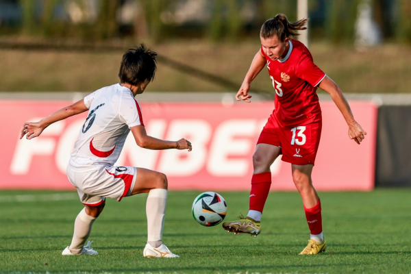 Женская сборная России сыграла вничью с КНДР