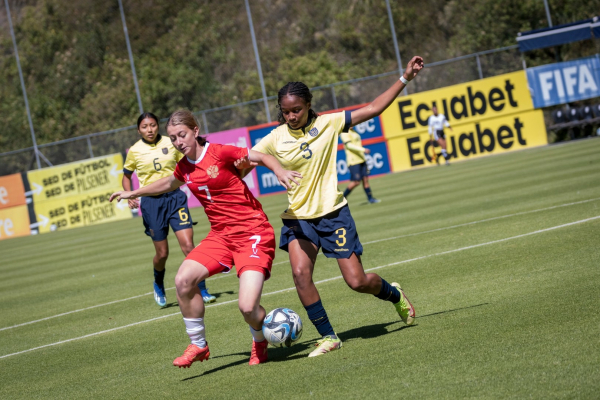 Женская молодежка взяла реванш у сборной Эквадора