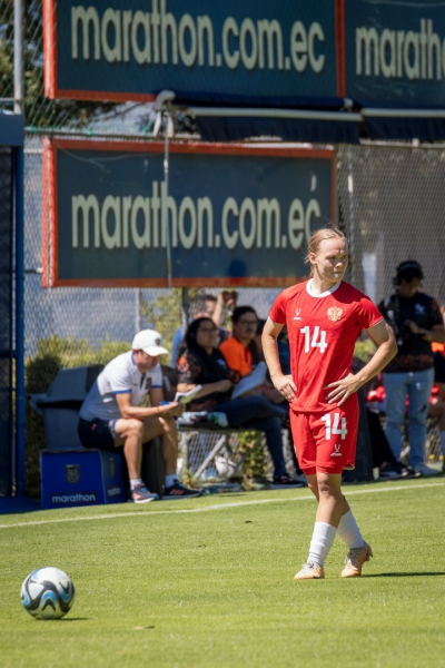 Женская молодежка взяла реванш у сборной Эквадора