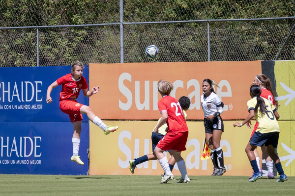 Женская молодежка взяла реванш у сборной Эквадора