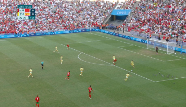 Олимпиада-2024, Марокко &mdash; Испания &mdash; 1:2, обзор матча ОИ, статистика, голы: Рахими, Фермин Лопес, 5 августа 2024