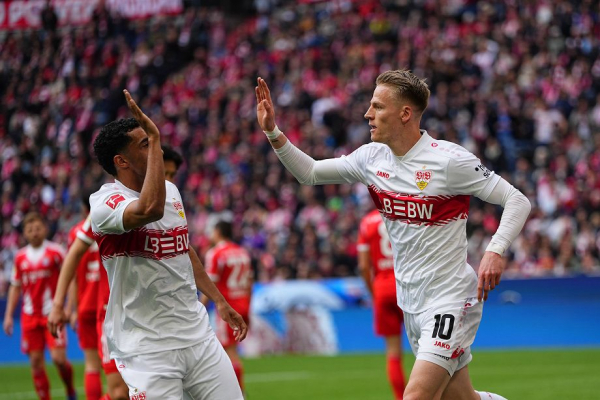 Бавария &mdash; Штутгарт &mdash; 4:2, обзор матча Бундеслиги, голы: Фюрих, Геррейру, Джексон, Дэвис, Кейн, Чема, 19 апреля 2026 года