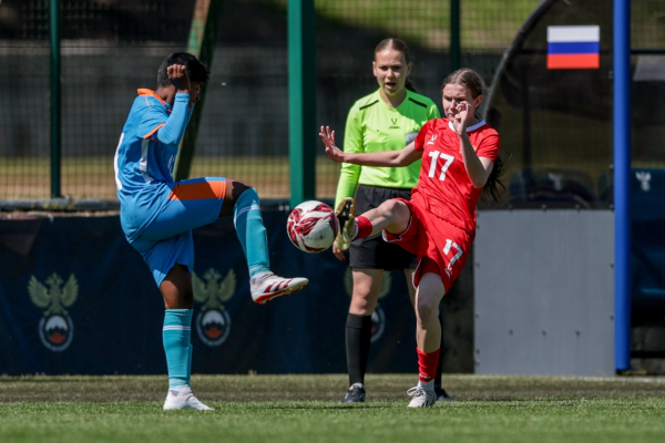 Женская юниорская сборная России U-17 одержала третью победу над Индией