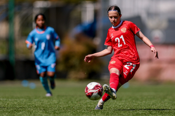 Женская юниорская сборная России U-17 одержала третью победу над Индией