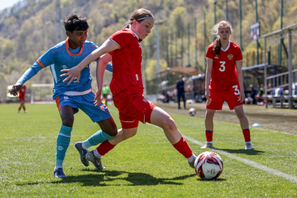 Женская юниорская сборная России U-17 одержала третью победу над Индией