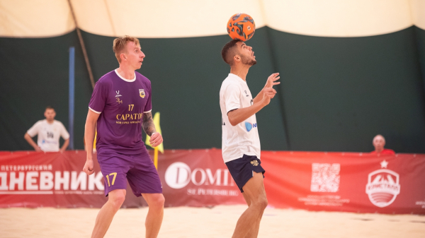 Сборные России по пляжному футболу  одержали третьи победы на &laquo;Весеннем Петербурге&raquo;