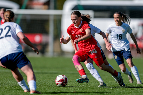 Женские национальная и молодёжная сборные сыграли вничью