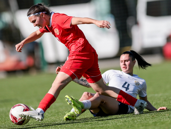 Женские национальная и молодёжная сборные сыграли вничью