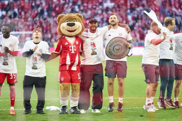 Бавария &mdash; чемпион Германии сезона-2025/2026, статистика, какие рекорды побили, какие рекорды остались, Кейн, Олисе, Диас